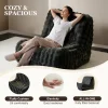 Boneless Couch Luxurious Fluffy Faux Fur Bean Bag Couch