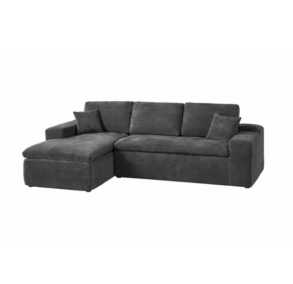 105" Modular L-Shape Sectional Sofa with Chaise, Deep Seat Cloud Couch