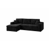 104" L-Shape Modular Couch with Chaise,Corduroy Fabric,No Assembly Required