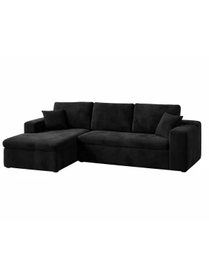 104" L-Shape Modular Couch with Chaise,Corduroy Fabric,No Assembly Required