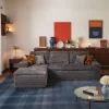105" Modular L-Shape Sectional Sofa with Chaise, Deep Seat Cloud Couch
