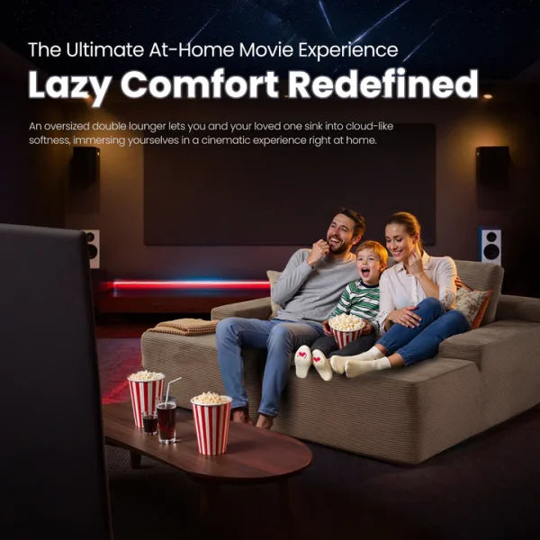 81" Boneless Sofa, Sleeper Couch, No Assembly Required