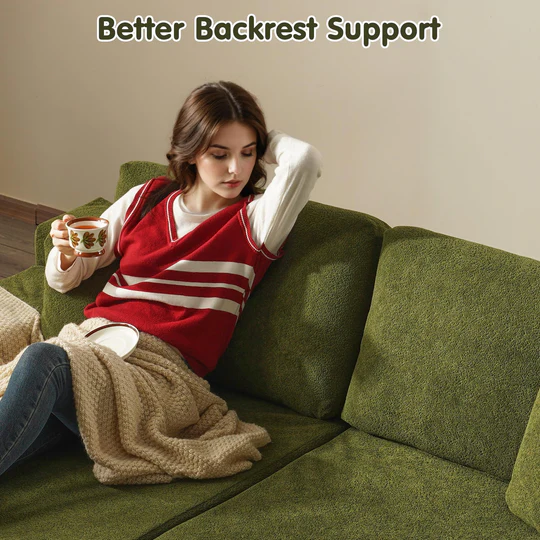 81.2" Upholstered Sleeper Sofa with Pillow, No Assembly Required