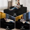 67" Boneless Lounge Chaise with Cloud Plush Sofa Bed, No Assembly Required